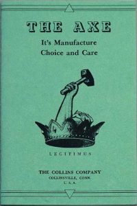 Booklet about axe manufacturing