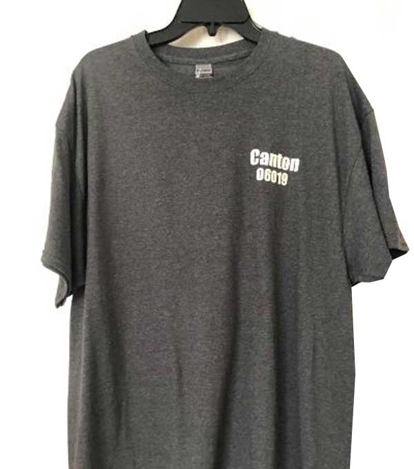 Zip Code Adult T-shirt, Canton CT – Canton Historical Museum