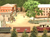 Canton Main Street train model
