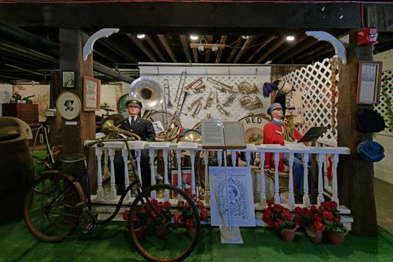 Band instruments from bands in Canton