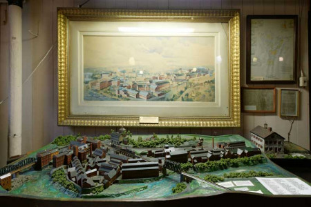 Diorama of the Collins Company in its prime, circa 1940