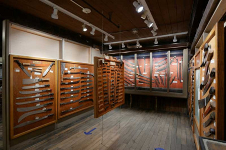 Collins Company ceremonial swords, knives, and machetes