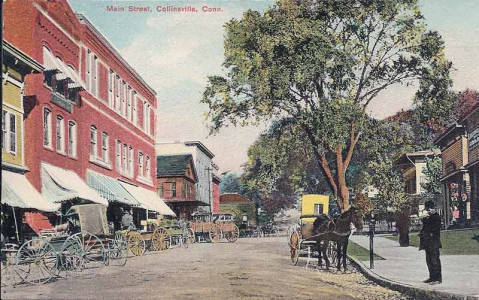 Canton, CT - Main Street with Carriages
